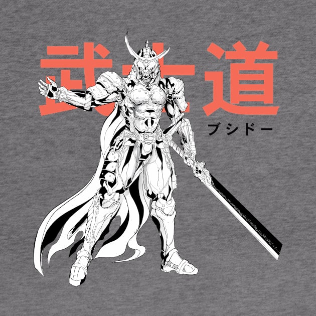 Samurai T-shirt by Anime Gadgets